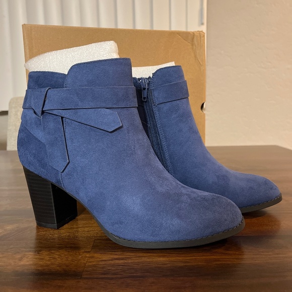 Pie Pie Women's Tie Knot Chelsea Pump Ankle Boots - Picture 1 of 5